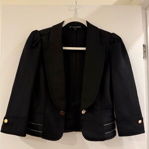 Dolce & Gabbana Black Blazer with Gold and Silver Buttons